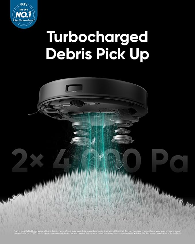 Anker Eufy Clean X8 Pro Robot Vacuum - Black