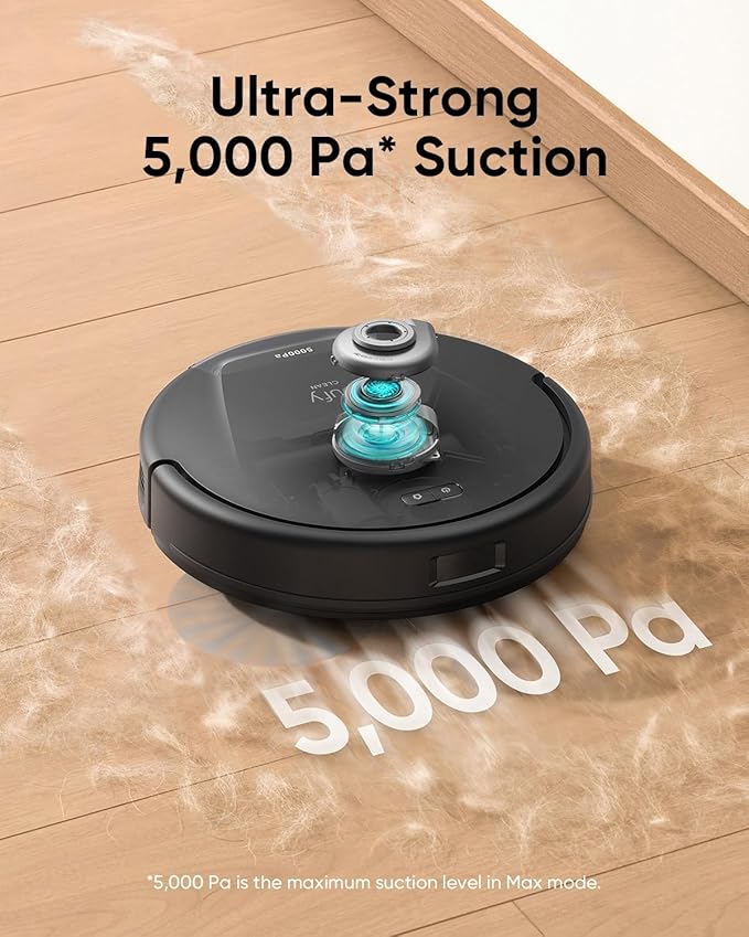 eufy L60 Hybrid Robot Vacuum Cleaner with Mop and Self-Empty Station