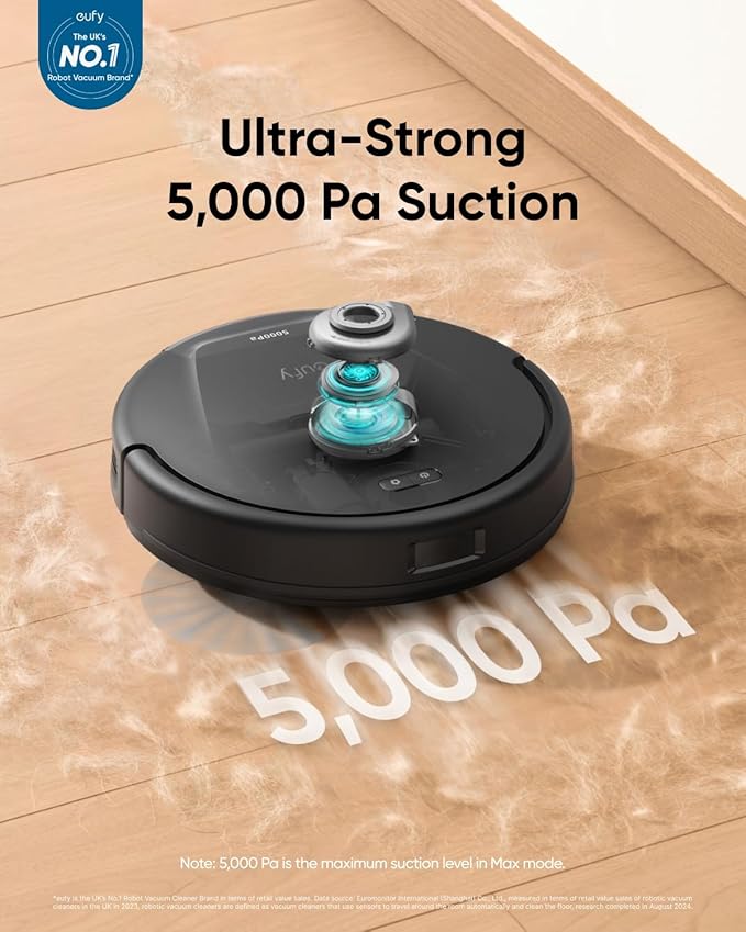 Anker eufy L60 Hybrid Robot Vacuum - Black