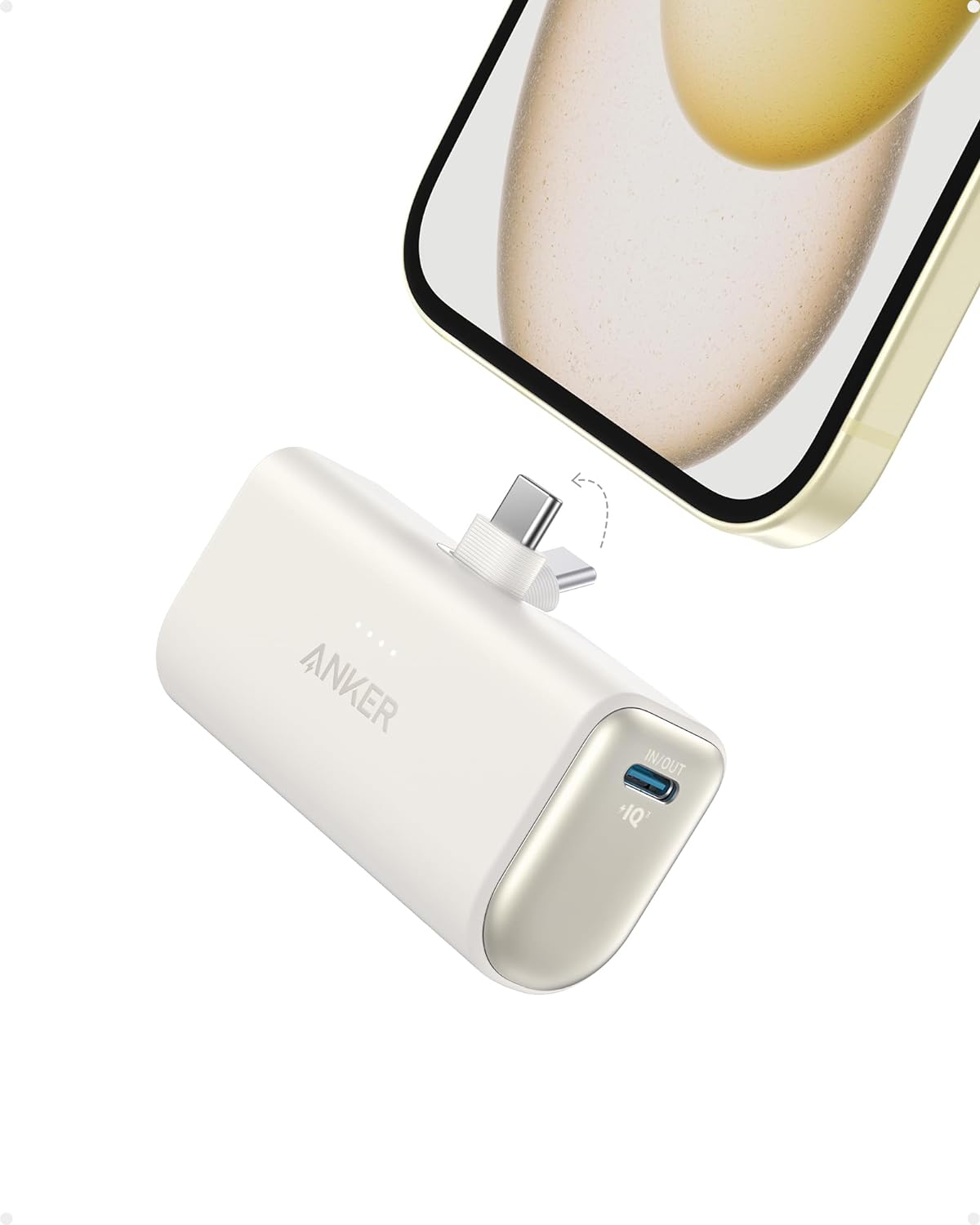 Anker Nano Power Bank 5000 mAh 22.5W Built-In USB-C  Connector