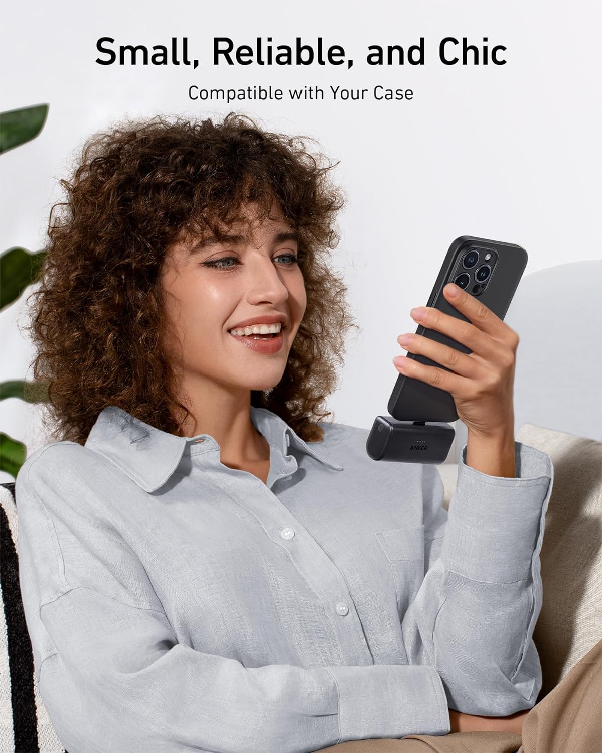 Anker Nano Power Bank 5000 mAh 22.5W Built-In USB-C  Connector