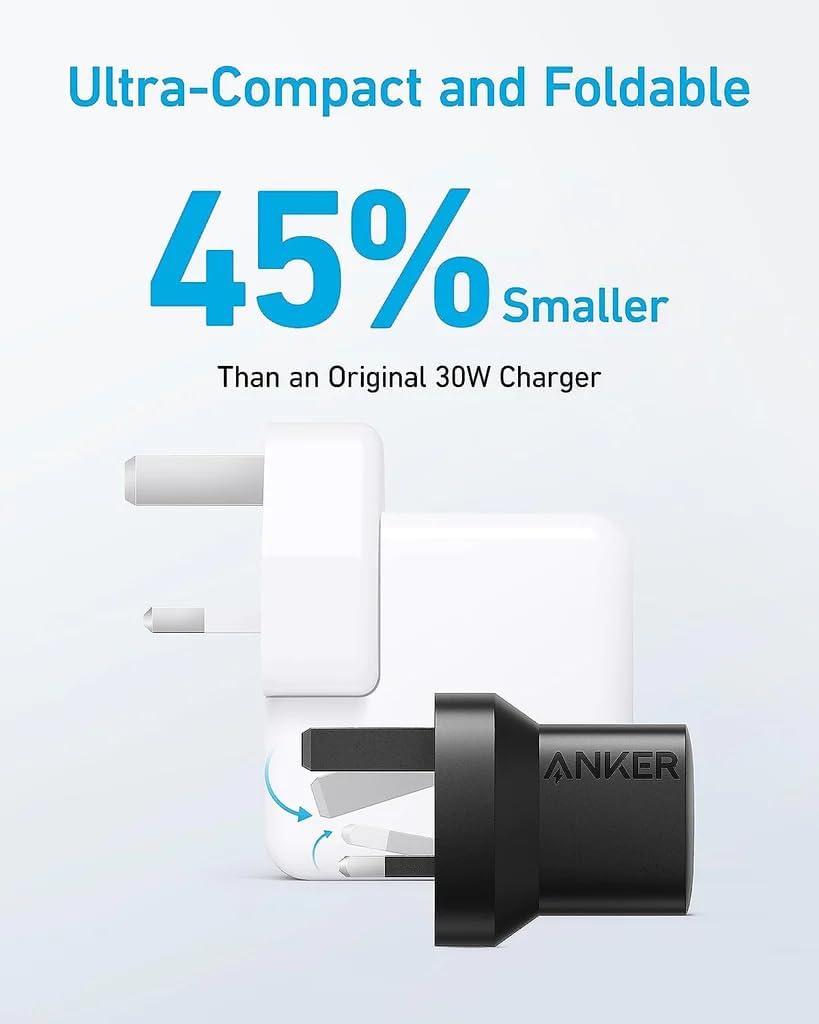 Anker 323 Bundle 33W and C to C 3ft Cable