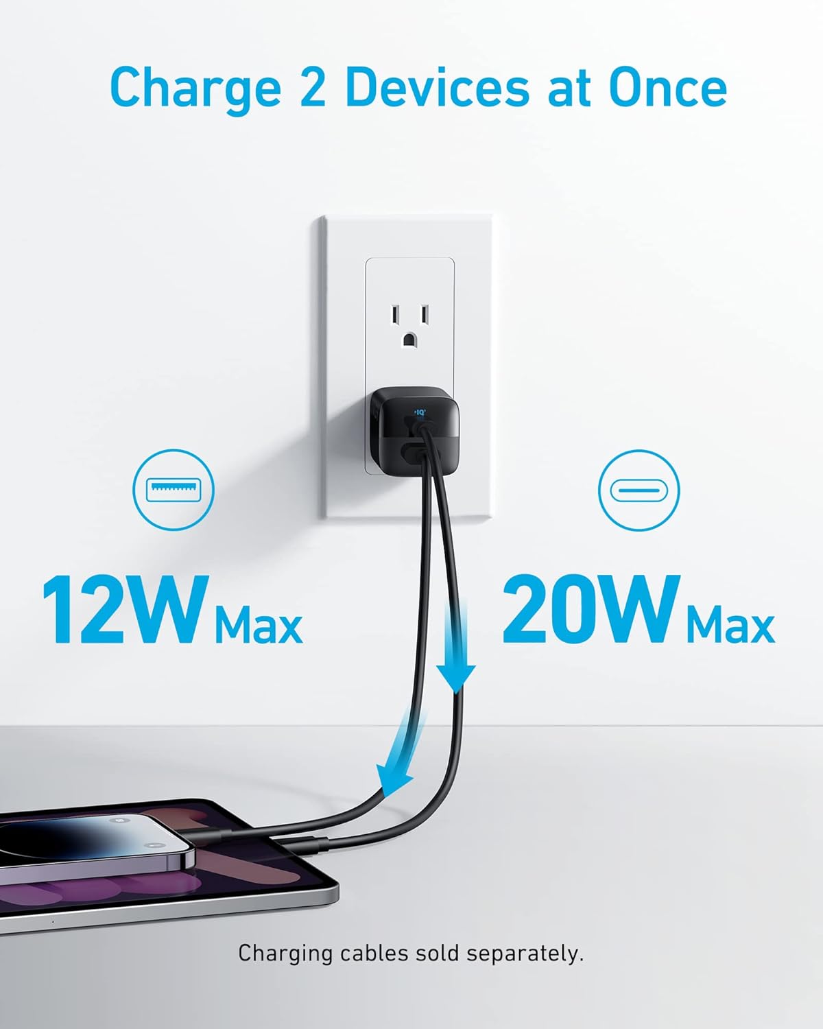 Anker 323 Dual Port Charger 33W Charger
