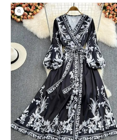 A-LINE Floral Dresses For Women