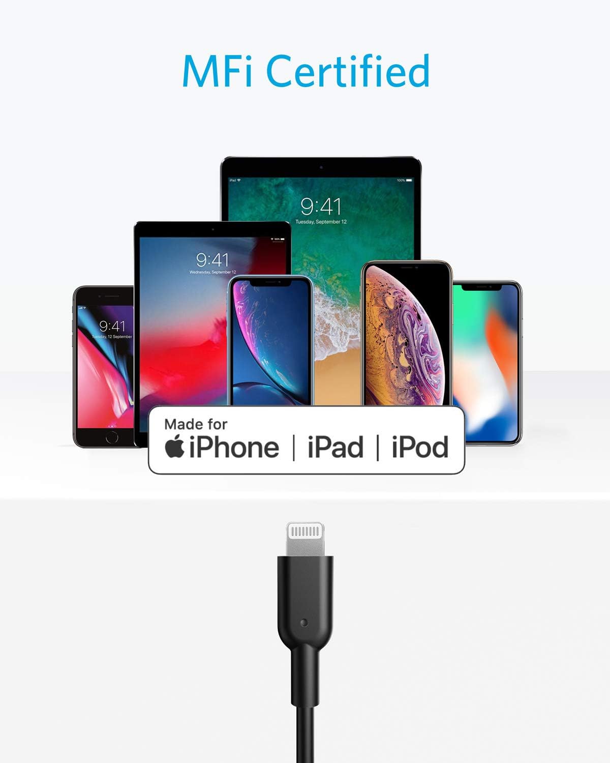 Anker 322 USB-C to Lightning Connector Braided Cable  3ft image 4