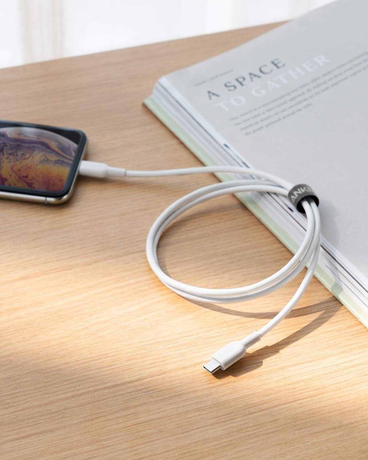 Anker 322 USB-C to Lightning Connector Braided Cable  3ft