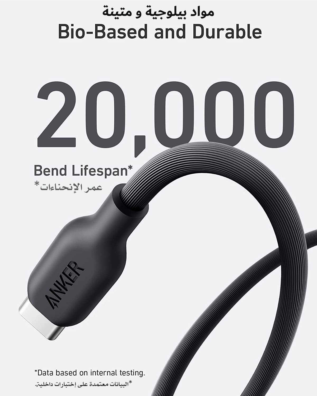 Anker 544 C to C Cable (Bio-Nylon 3ft)