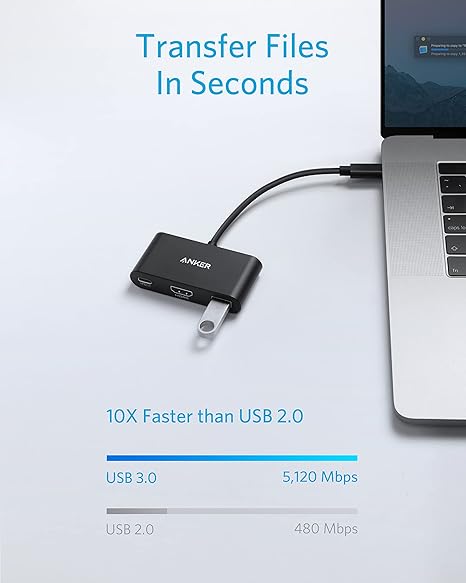 Anker Power Expand 3-in-1 USB C Hub with 4K HDMI