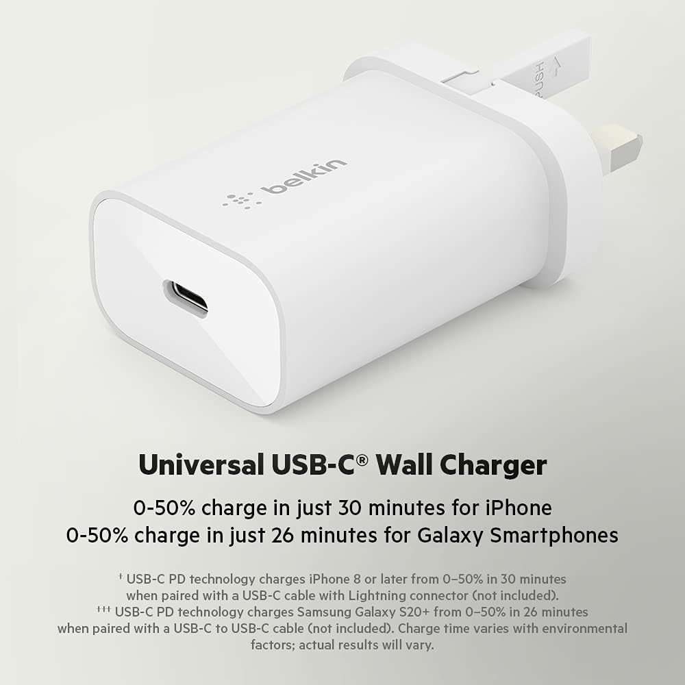 Belkin BoostCharge 25W wall charger