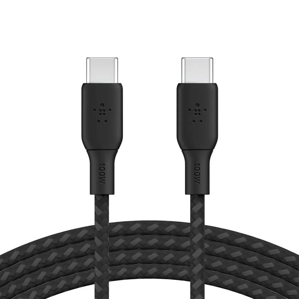 Belkin BoostCharge USB C to USB-C Braided Cable  100W