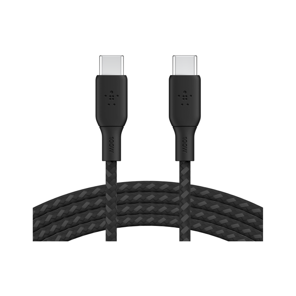 Belkin BoostCharge USB C to USB-C Braided Cable  100W -3M