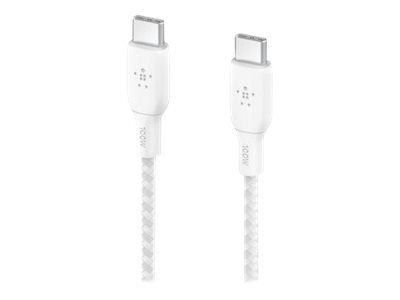 Belkin BoostCharge USB C to USB-C Braided Cable  100W -3M