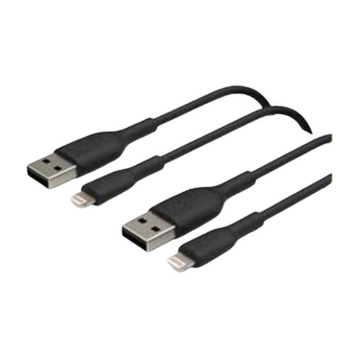 BELKIN Lightning to USB A Cable 1M Black (2-Pack)