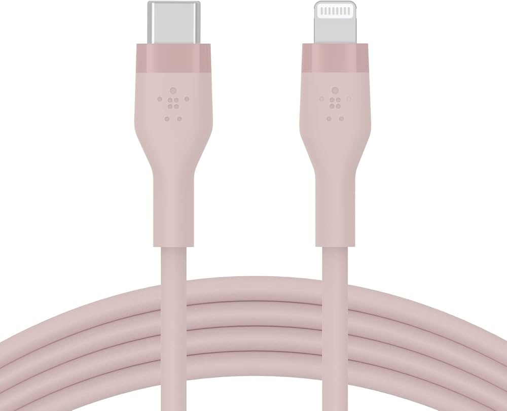 Belkin BoostCharge Flex  USB-C Silicone Cable with  Lightning Connector, 1M