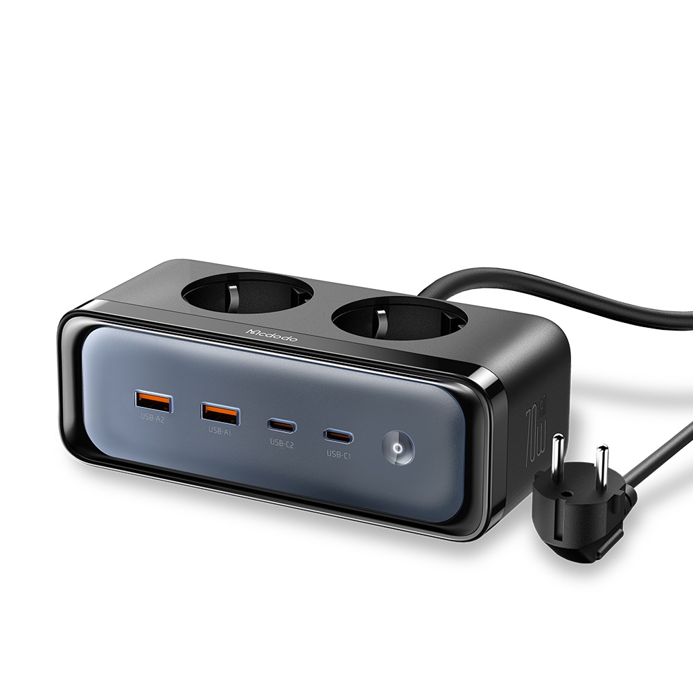 Mcdodo 6 in 1 70W 2C+2A+2AC LTG Protection Power Strip