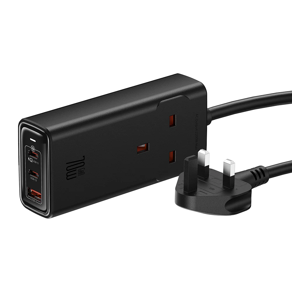 Mcdodo 70W 2C+1A+1AC GAN LTG Protection Power Strip (UK)