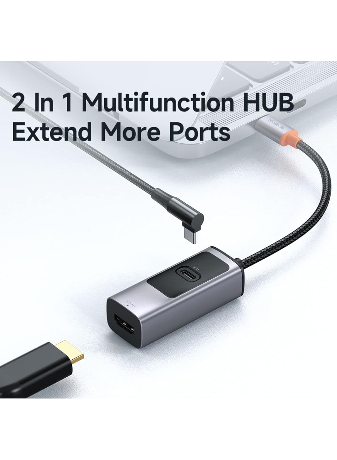 Mcdodo 2 in 1 PD Type C Port + 8K HDMI Port USB Type C USB Hub 100W