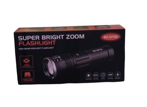 super Bright Zoom Flash Light