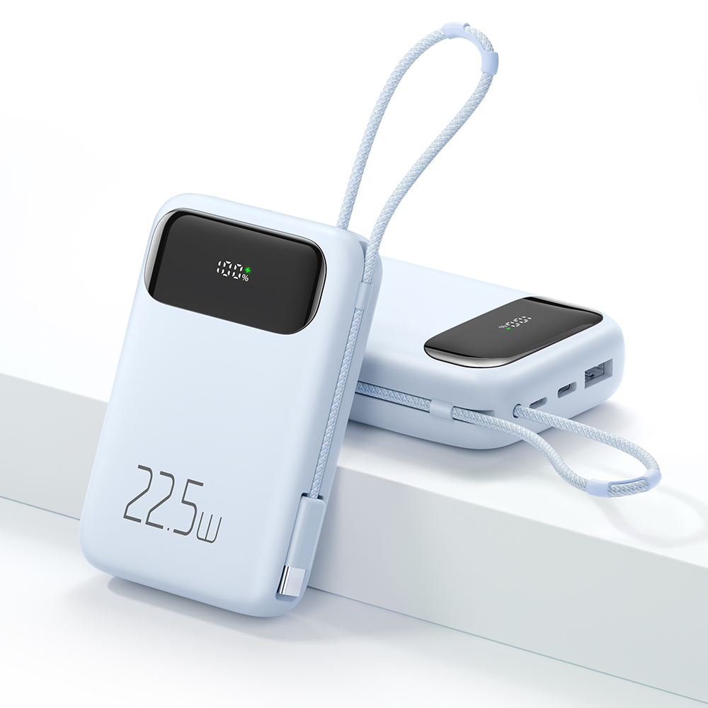 MC 22.5W Digital Display 10000mAh 1C+1A Power Bank  Cable (Type-C)