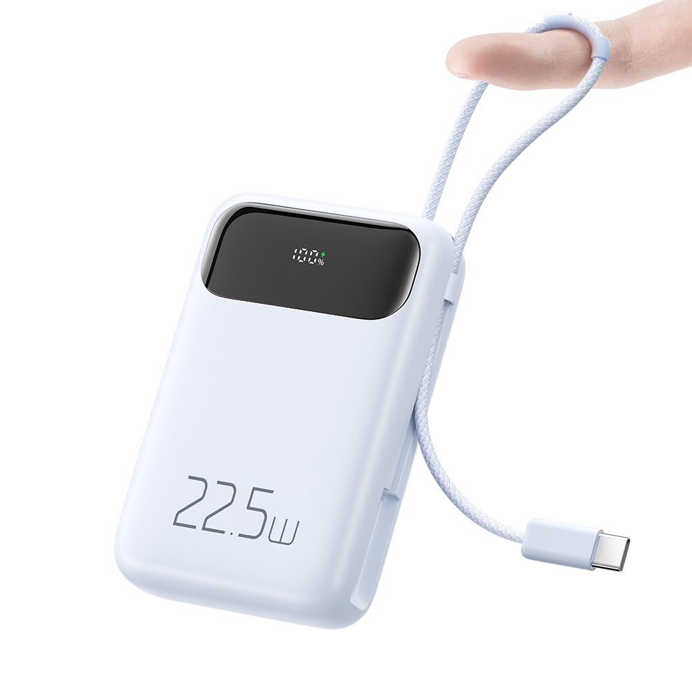 MC 22.5W Digital Display 10000mAh 1C+1A Power Bank  Cable (Type-C)