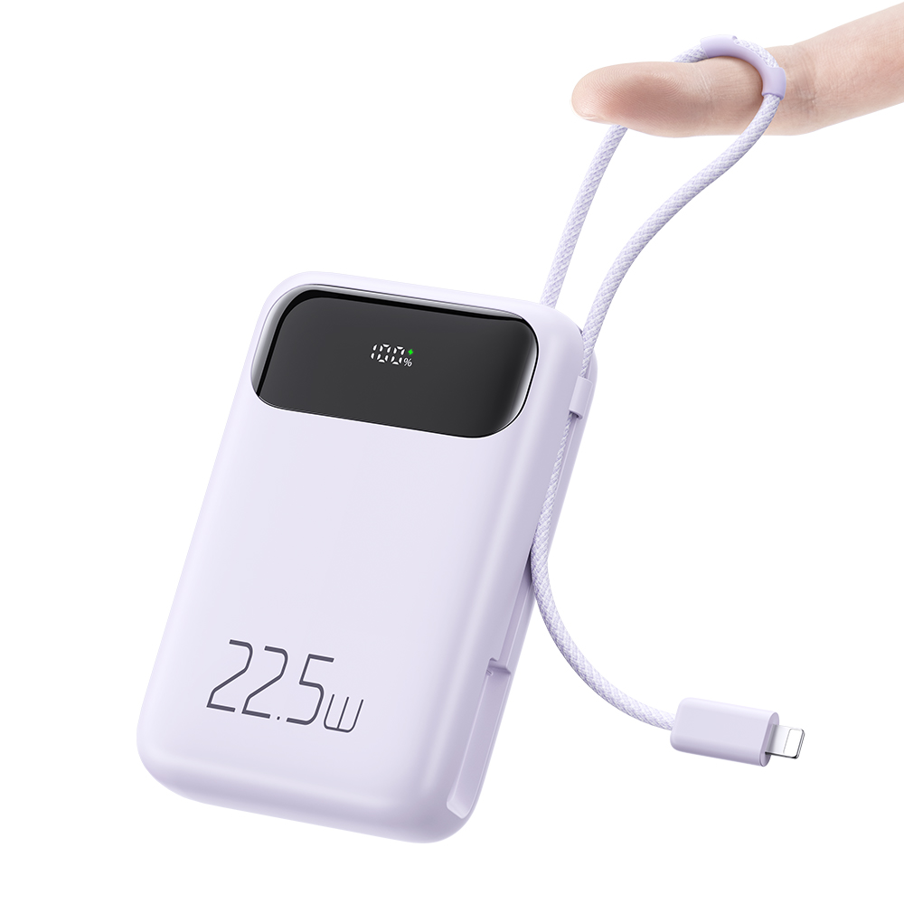 MC 22.5W Digital Display 10000mAh 1C+1A Power Bank  Cable (Type-C)