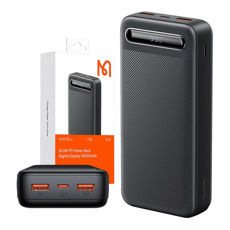 MC 22.5W Digital Display 20000mAh 1C+2A Power Bank
