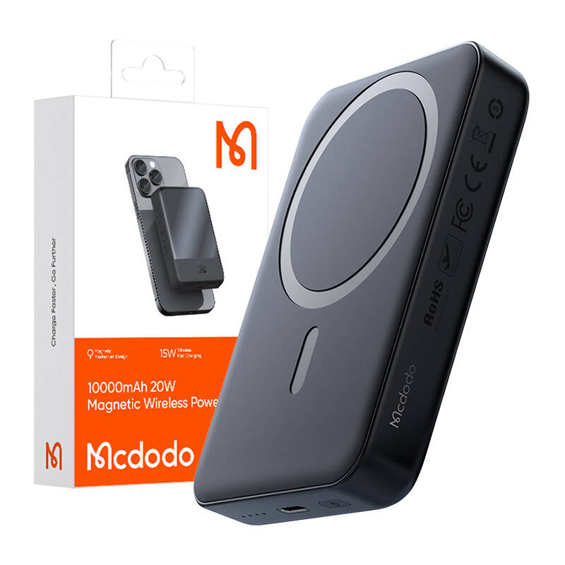 MC Ambilight Series 20W Magnetic Wireless Power Bank 10000mAh