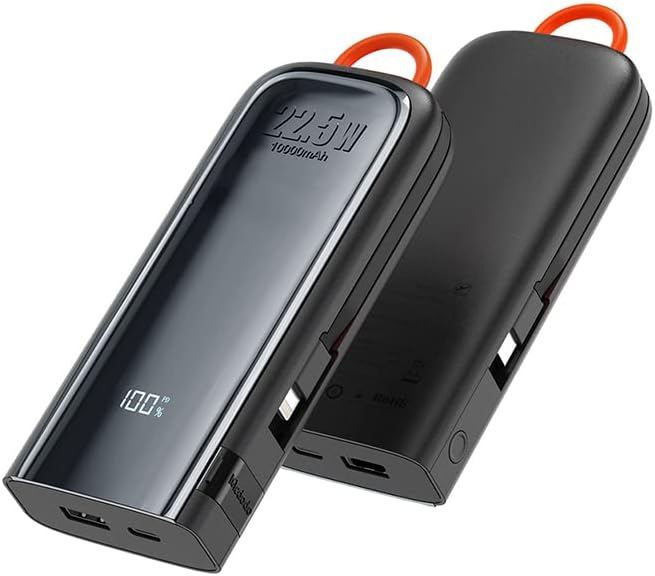 Mcdodo MC-1161 22.5W 10.000mAh Wired Digital Display Powerbank Black