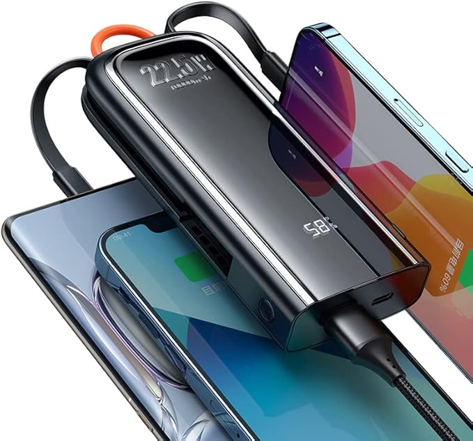 Mcdodo MC-1161 22.5W 10.000mAh Wired Digital Display Powerbank Black