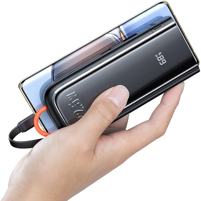 Mcdodo MC-1161 22.5W 10.000mAh Wired Digital Display Powerbank Black