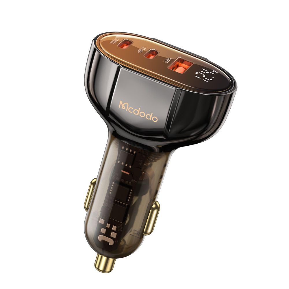 MC Prism Series 100W Dual USB-C +USB-A PD Car Charger