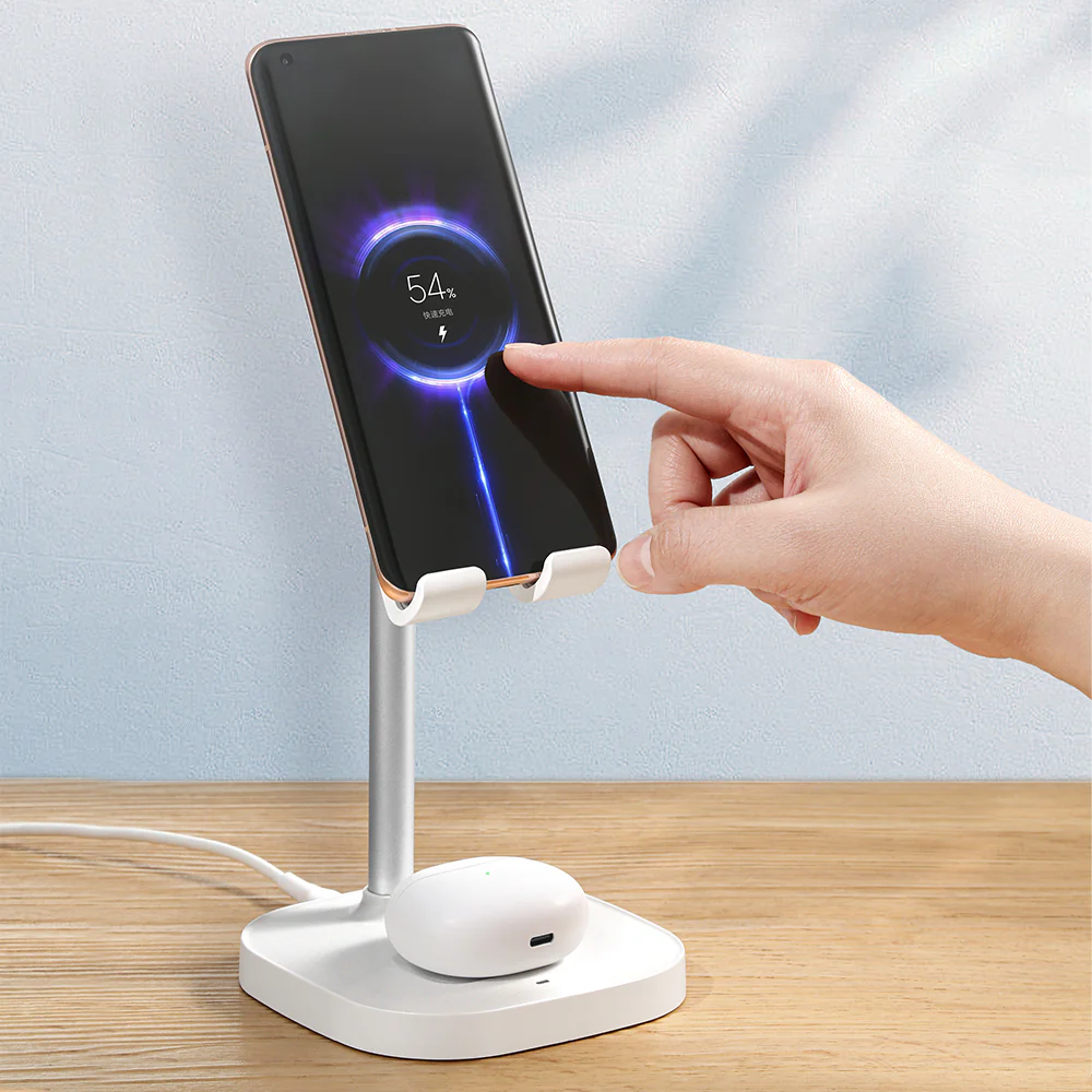 Mcdodo CH-0530 2 in 1 Universal Desktop Wireless Charger Stand for Phone and Headphones