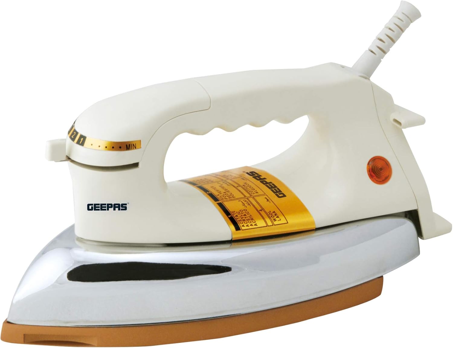 Geepas Automatic Dry Iron 1200W color option