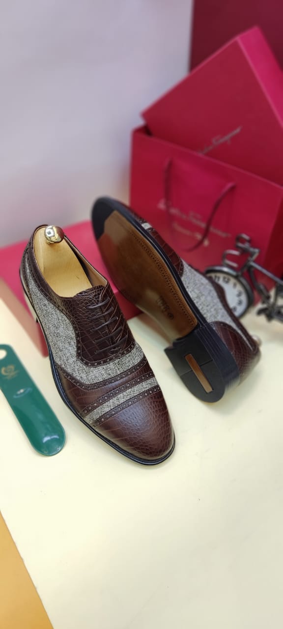 Leather Formal Lace Up Shoes for Men