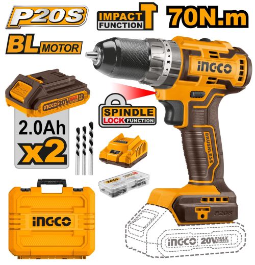 Ingco Compact Brushless Cordless Drill