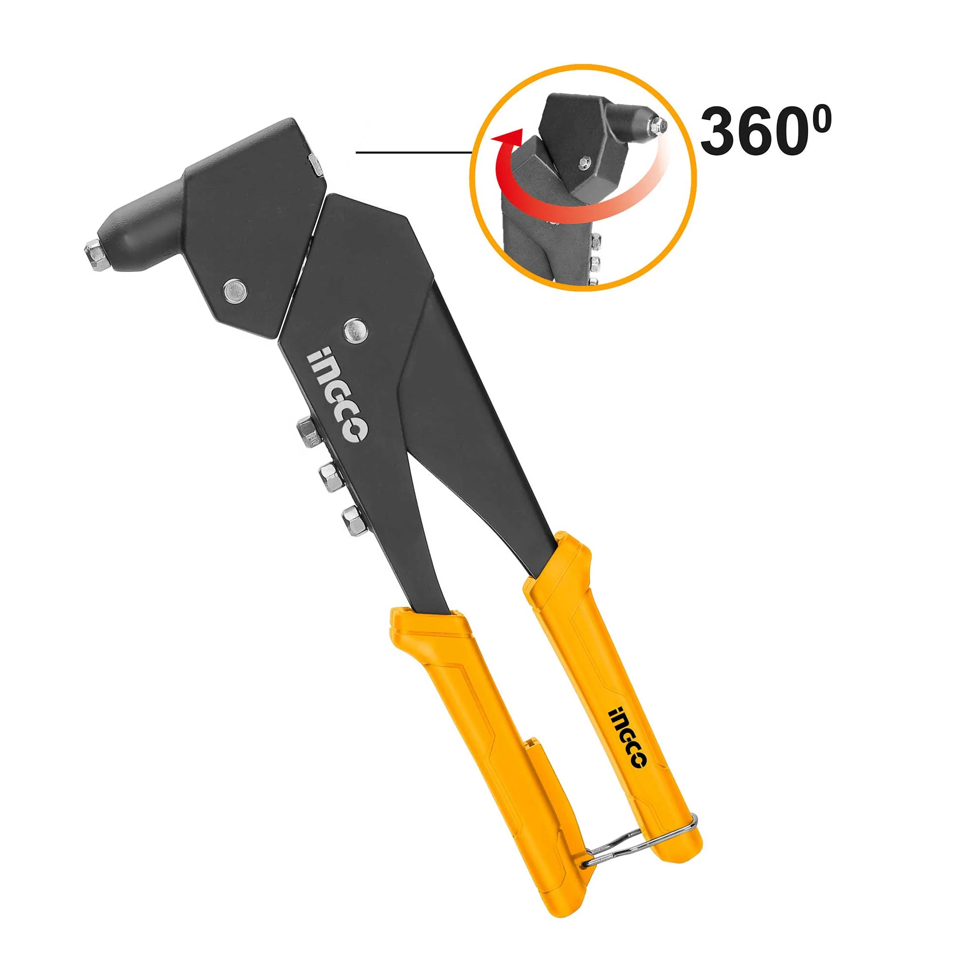 Ingco SHHR106 360° Swivel Head Hand Riveter 10.5"