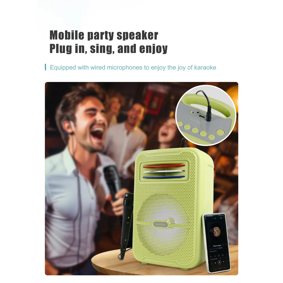 Speaker with Microphone