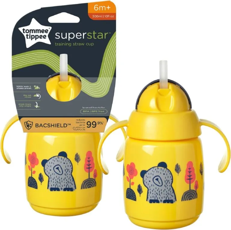 Tommee Tippee Insulated Trainer Straw Cup +6Months – 300ml