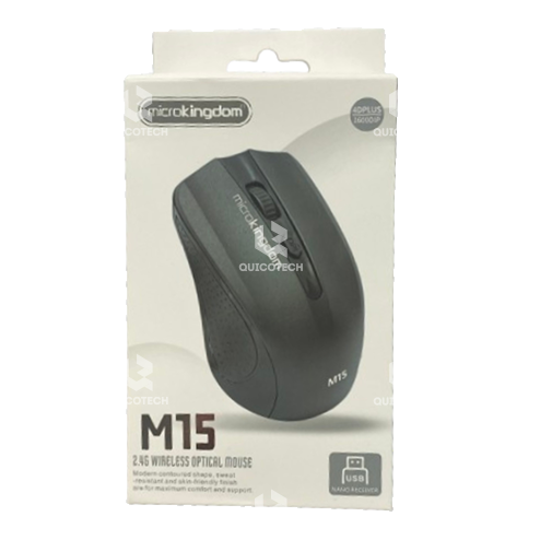 Micro Kingdom Wireless Mouse - M15 - Black
