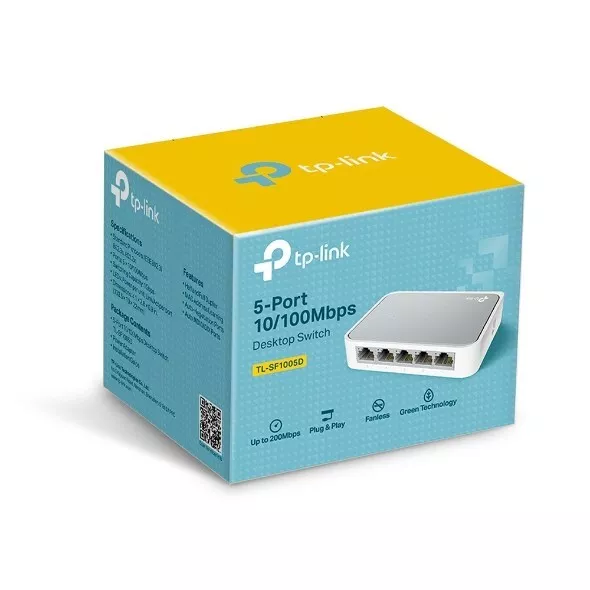 TP-Link V15 Network Switch Managed Fast Ethernet-TL-SF1005D