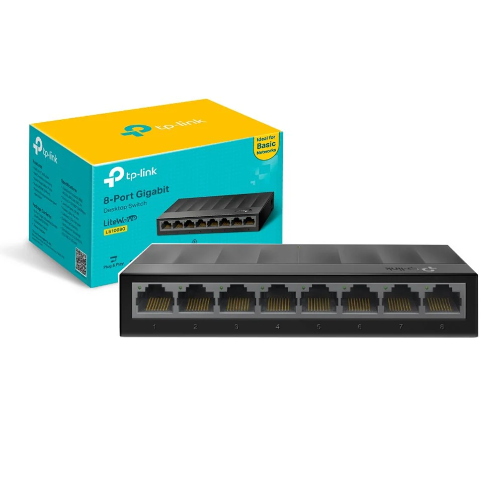 TP-Link 8-Port 1000Mbps Desktop Network Switch-LS1008G