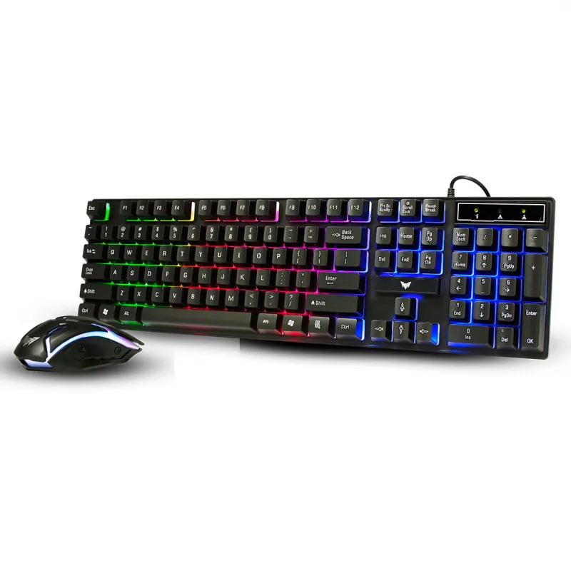 Crown Gaming Keyboard And Mouse Cmckg-201