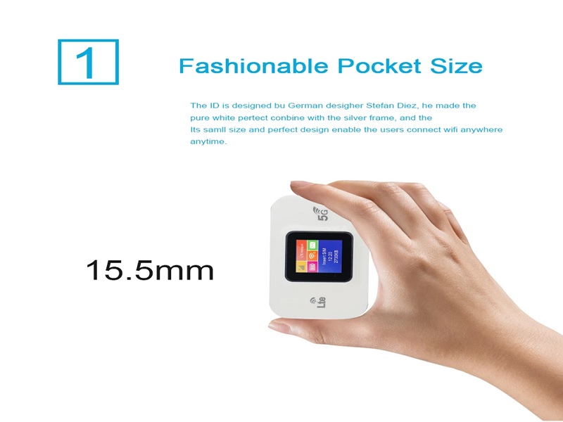 4G/5G Mobile Wifi Lcd Pocket Router