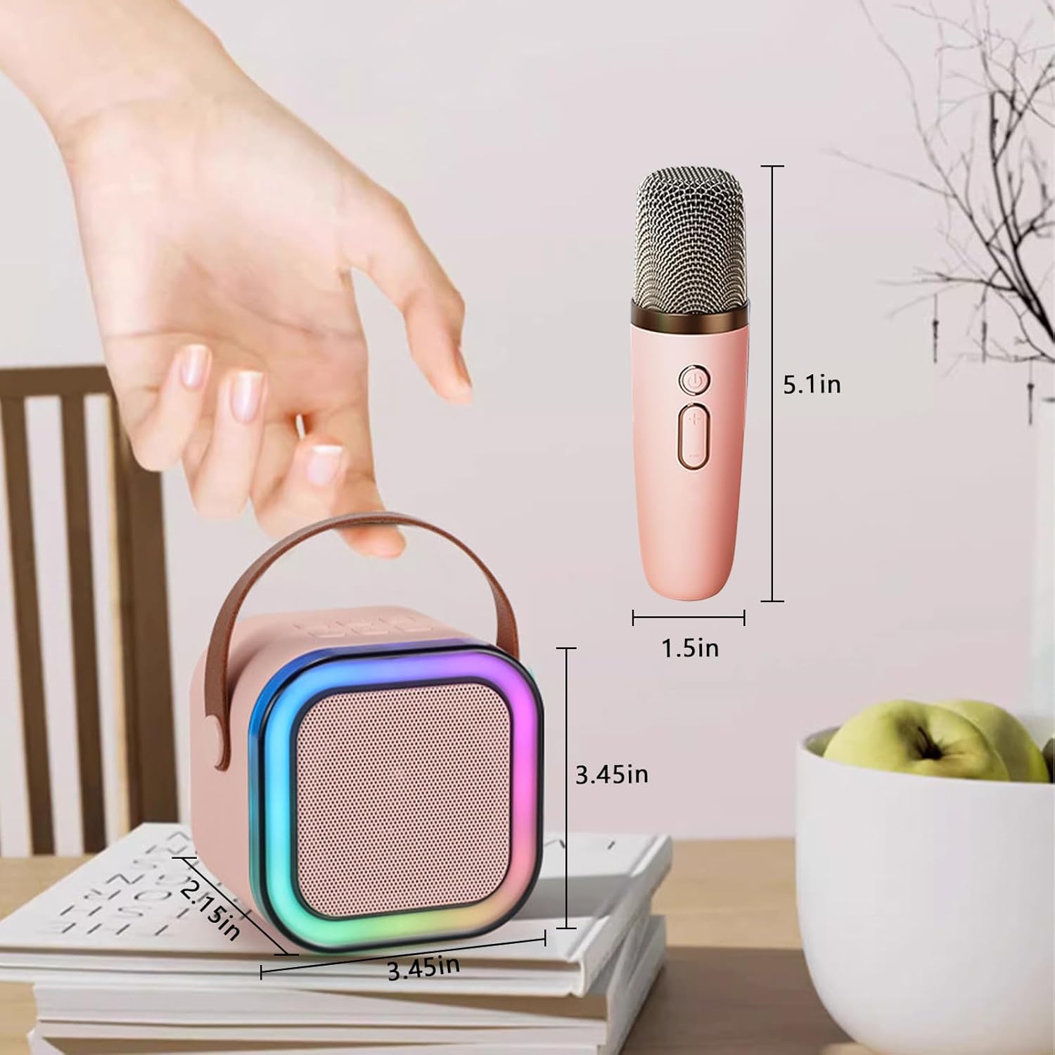 Kids Karaoke Machines with 2 Wireless Microphones