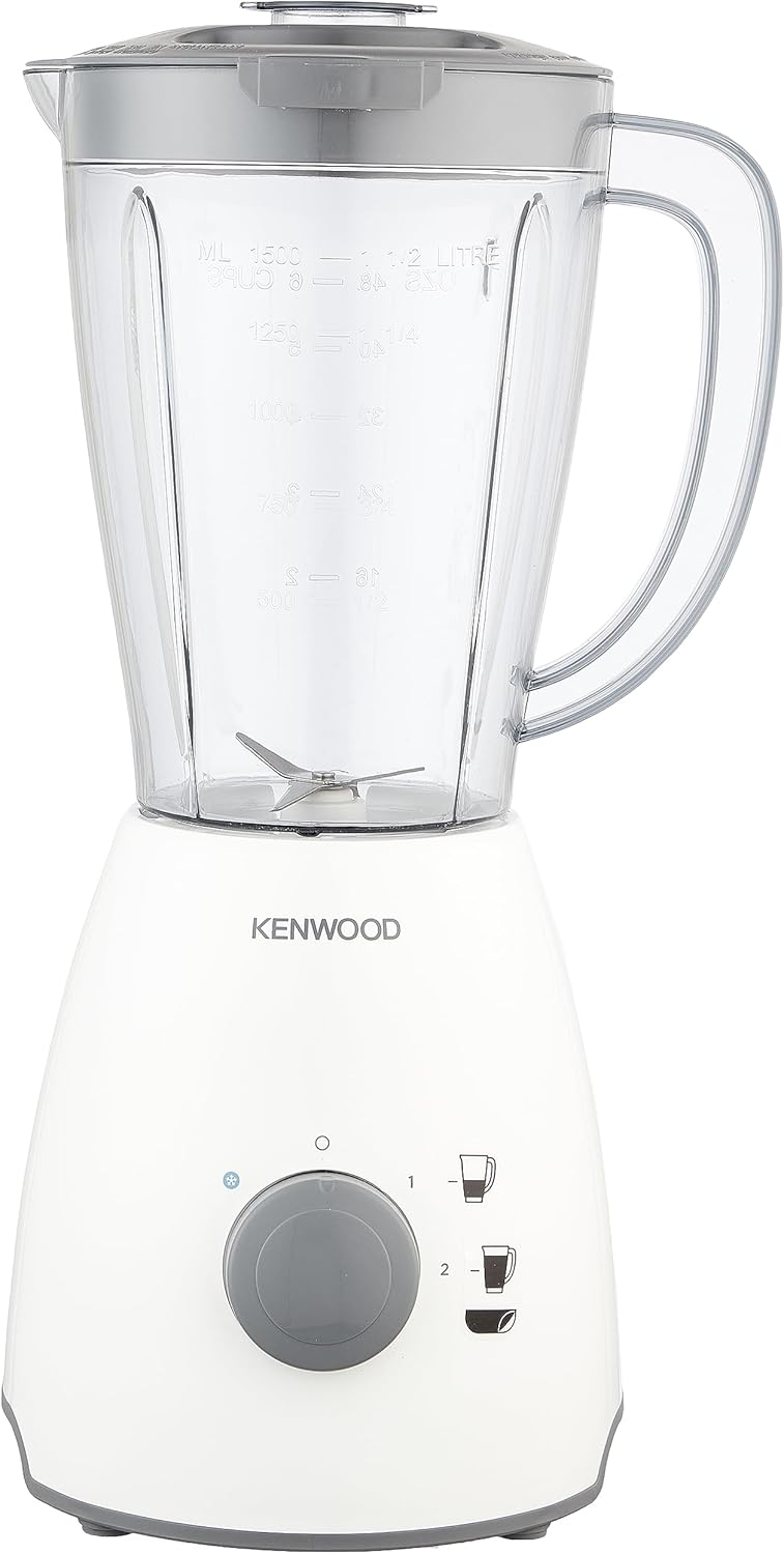 Kenwood Blender with Plastic Jug, 2 Liters and Mill, 2 Pieces