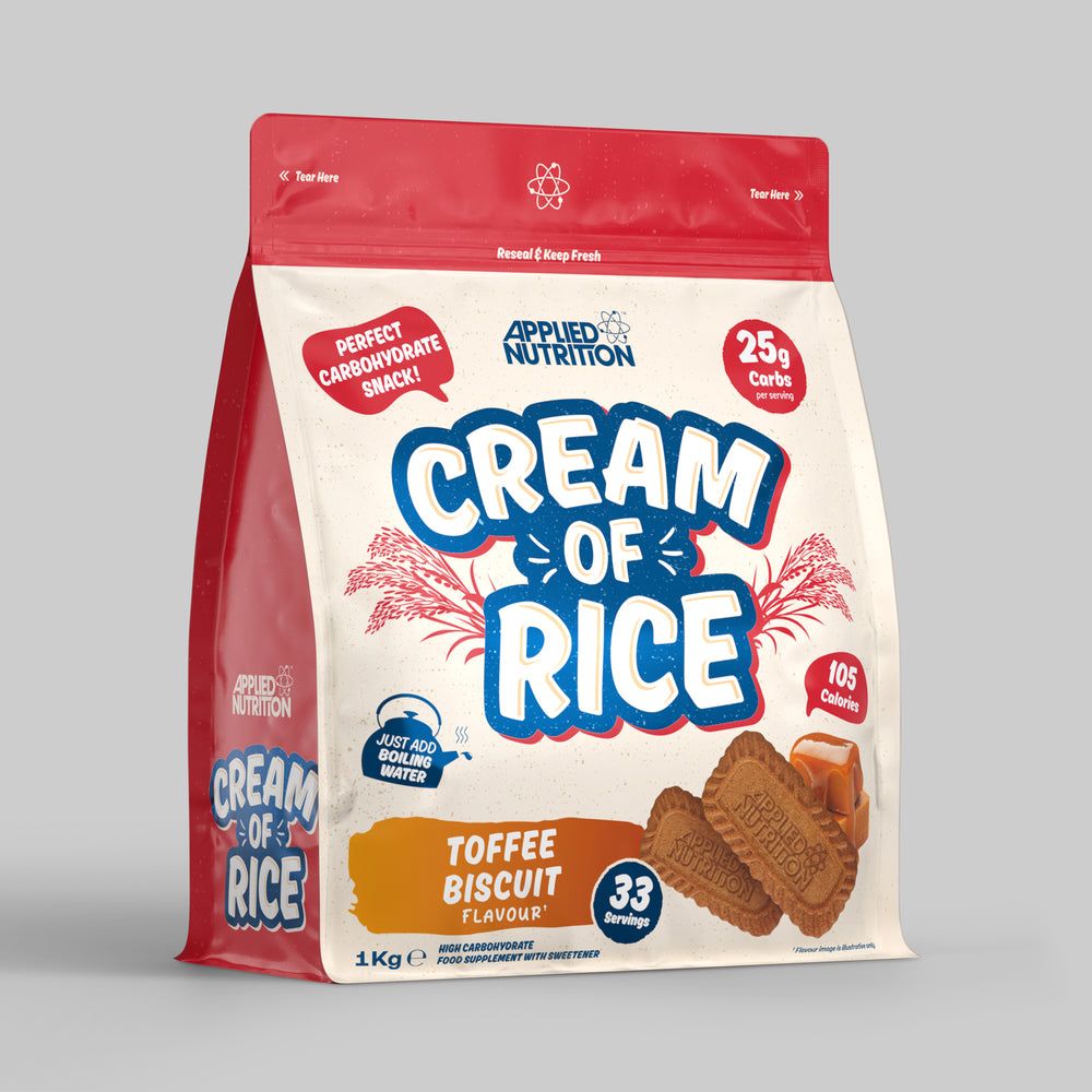 Cream of Rice 1kg (33 Servings) (Toffee Biscuit flavour)