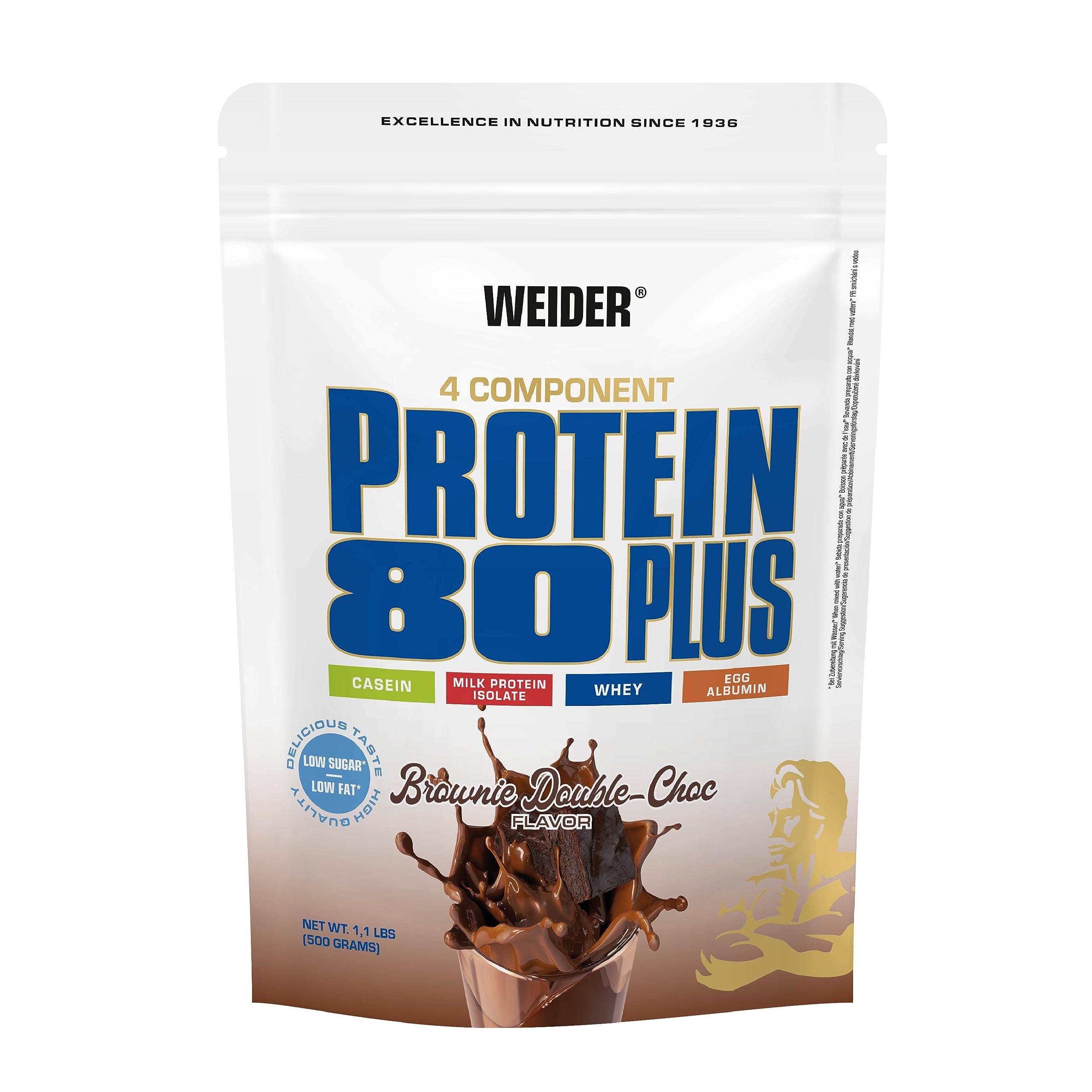 Weider Protein 80 Plus (500g) Chocolate Flavor. Multi-Protein Source