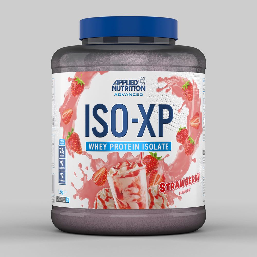 Applied Nutrition ISO XP Whey Isolate - Pure Whey Protein Isolate Powder ISO-XP (1.8kg - 72 Servings) (Strawberry)
