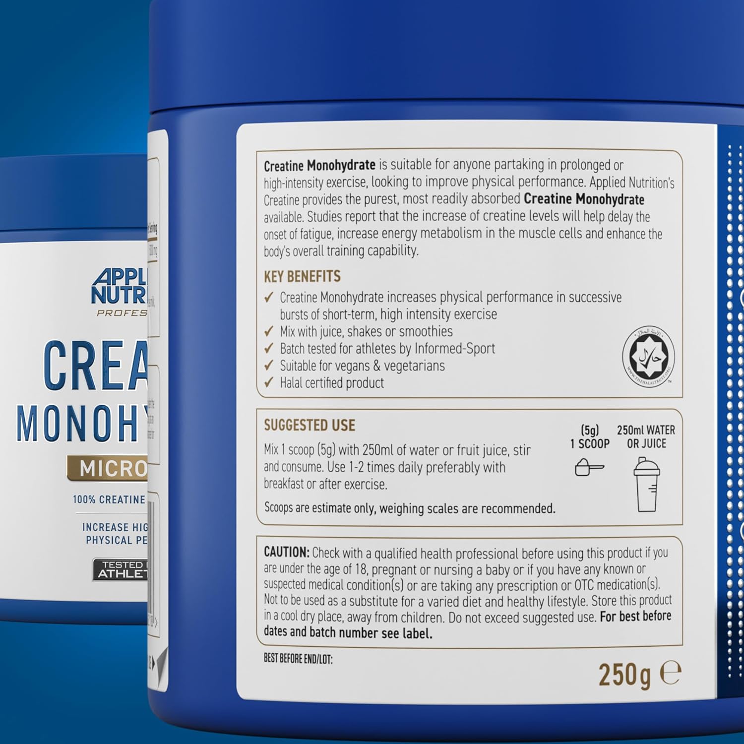 Applied Nutrition Creatine - Creatine Monohydrate Micronized Powder
