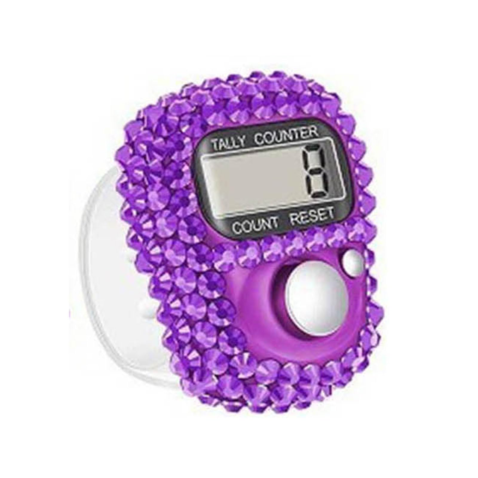 Handheld Electronic Counter Diamond Adorned Rings